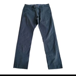 J.CREW Flex Slim-Fit Pants Men's sz 31x28 actual, 31x30 Tag, Black Chinos Khakis